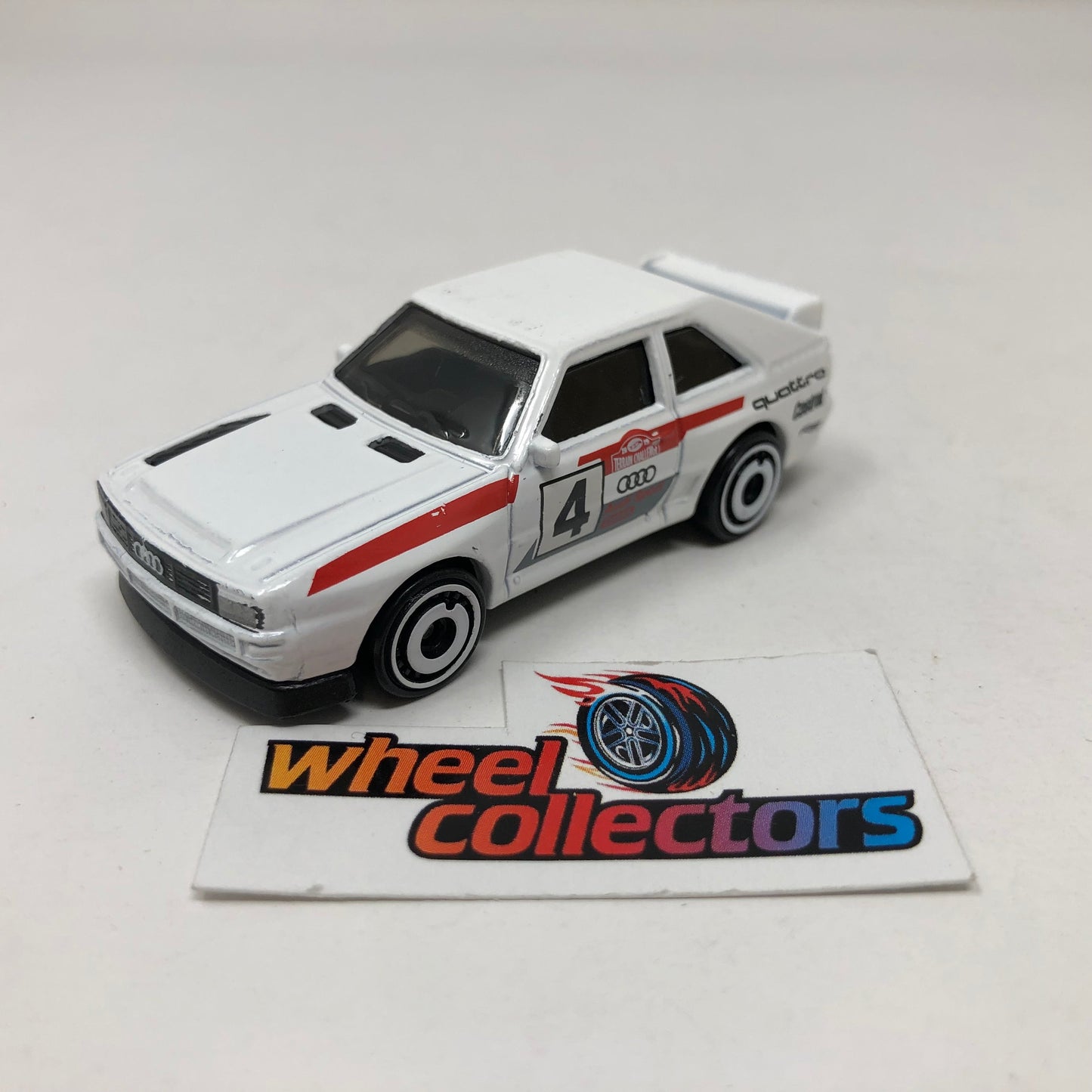 84 Audi Sport Quattro * White * Hot Wheels Loose 1:64 Scale