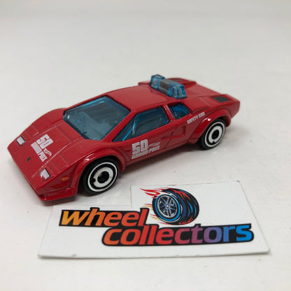 Lamborghini Countach Pace Car * Red * Hot Wheels Loose 1:64 Scale