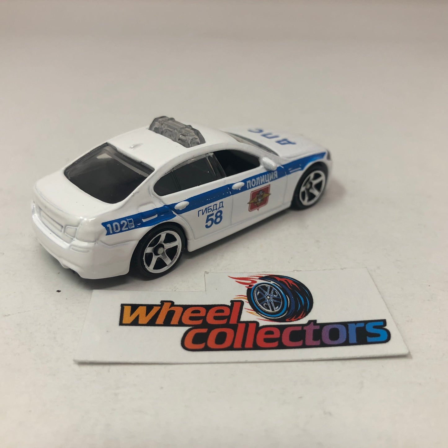 BMW M5 Police * White * Matchbox Global Series Loose 1:64 Scale