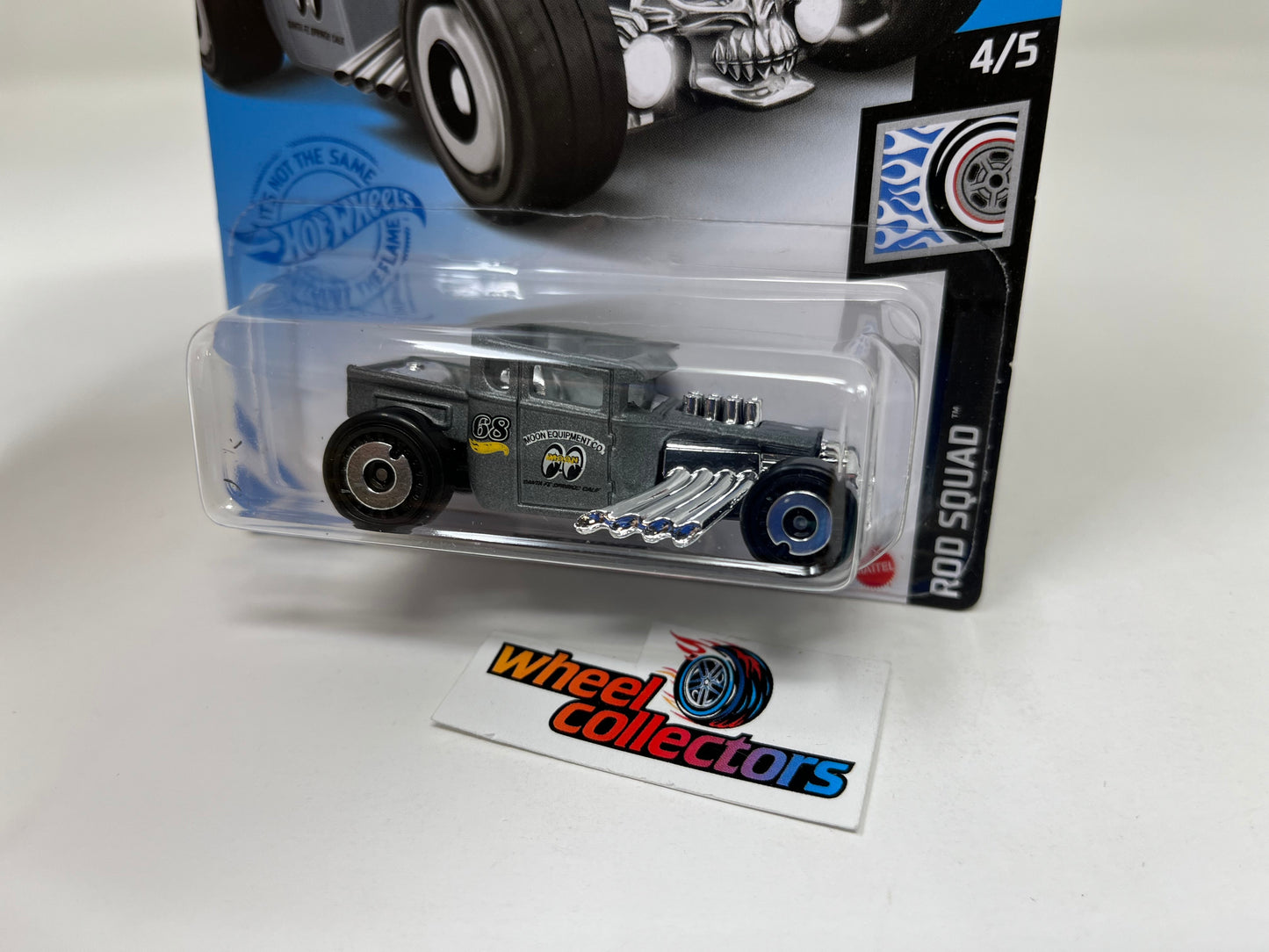 Bone Shaker #161 Mooneyes * Grey * 2021 Hot Wheels