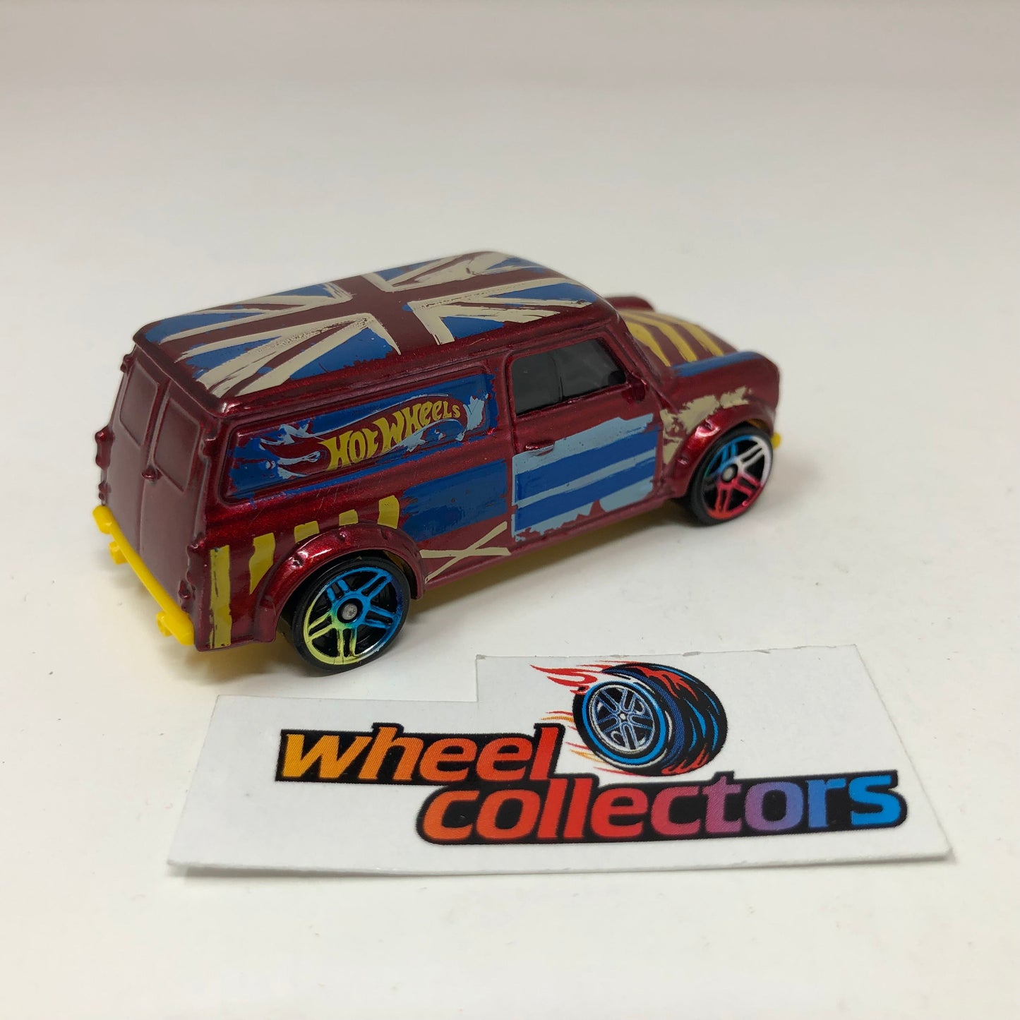 67 Austin Mini Van * Burgandy * Hot Wheels Loose 1:64 Scale
