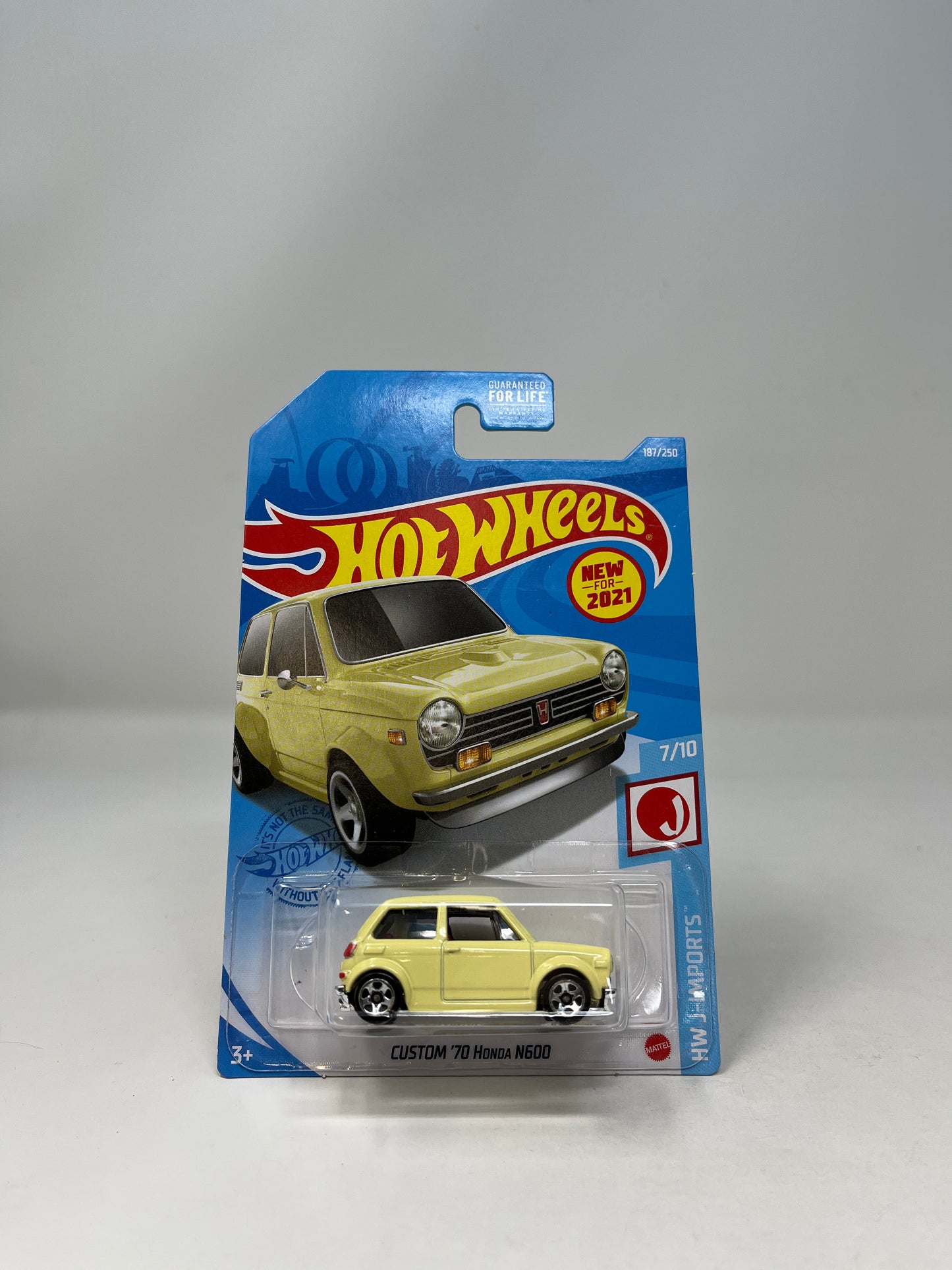 Custom '70 Honda N600 #187 * 2021 Hot Wheels * Yellow