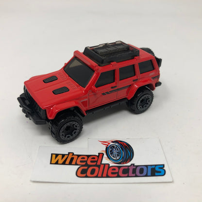 95 Jeep Cherokee * Red * Hot Wheels Loose 1:64 Scale