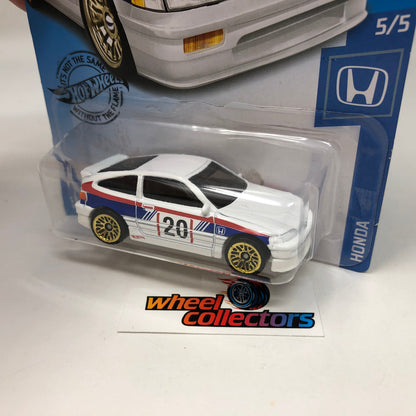 88 Honda CR-X #123 * White * 2020 Hot Wheels