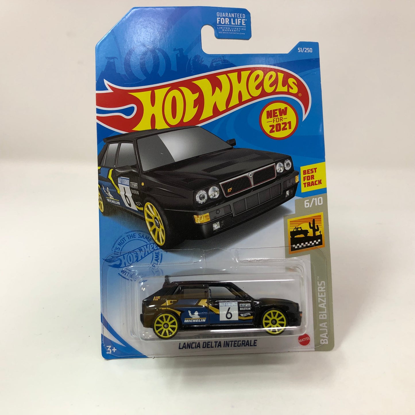 Lancia Delta Integrale #51 * Black * 2021 Hot Wheels
