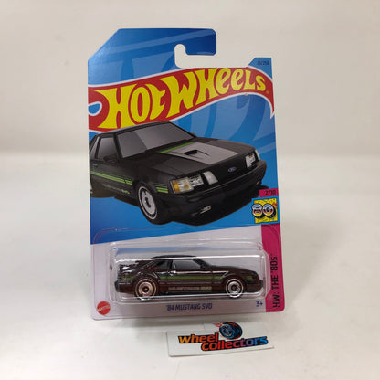 84 Mustang SVO #25 * BLACK * 2023 Hot Wheels Case K