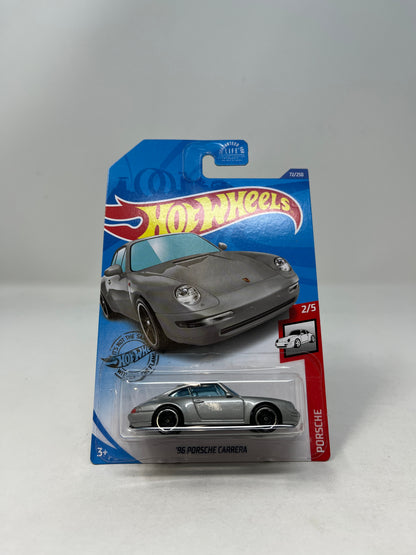 96 Porsche Carrera #72 * Silver Kroger Store Only * 2020 Hot Wheels