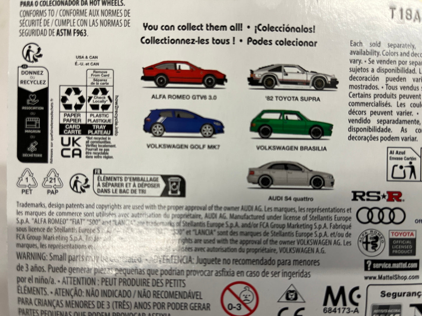 World Tour * Complete 5 Car Set * 2024 Hot Wheels Car Culture Case A