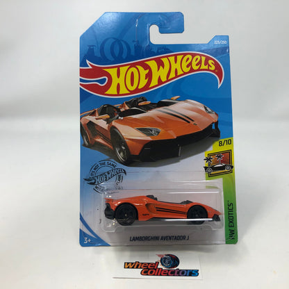 Lamborghini Aventador J #223 * Orange * 2019 Hot Wheels