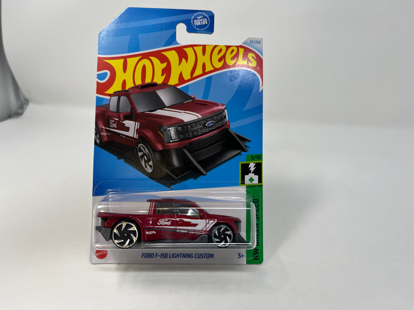 Ford F-150 Lightning Custom #37 * Red * 2024 Hot Wheels Basic