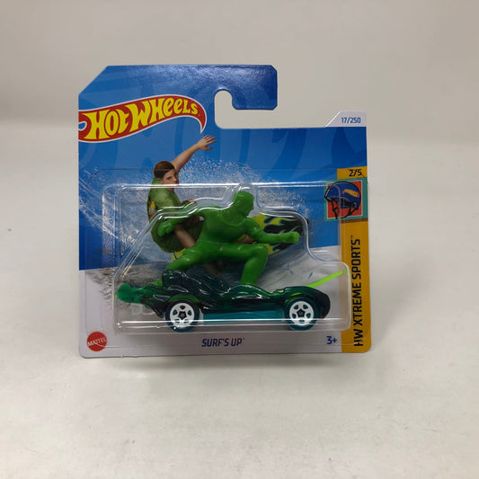 Surf's Up #17 * Green * 2024 Hot Wheels Basic Short Card Case A