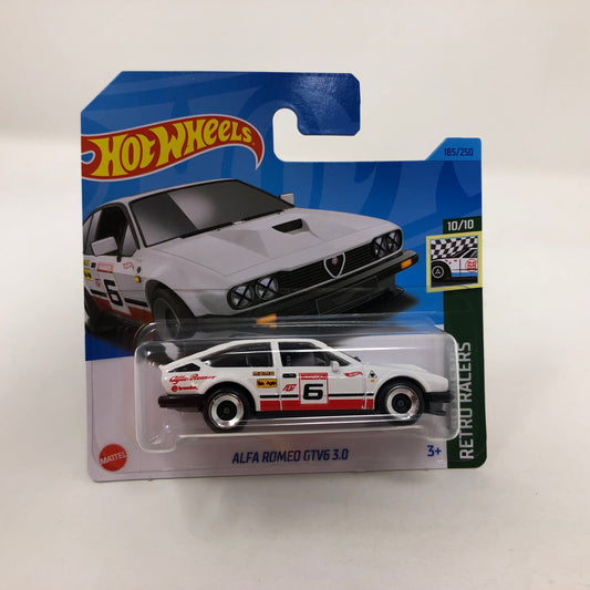 Alfa Romeo GTV6 3.0 #185 * White * 2024 Hot Wheels Basic Short Card Case A