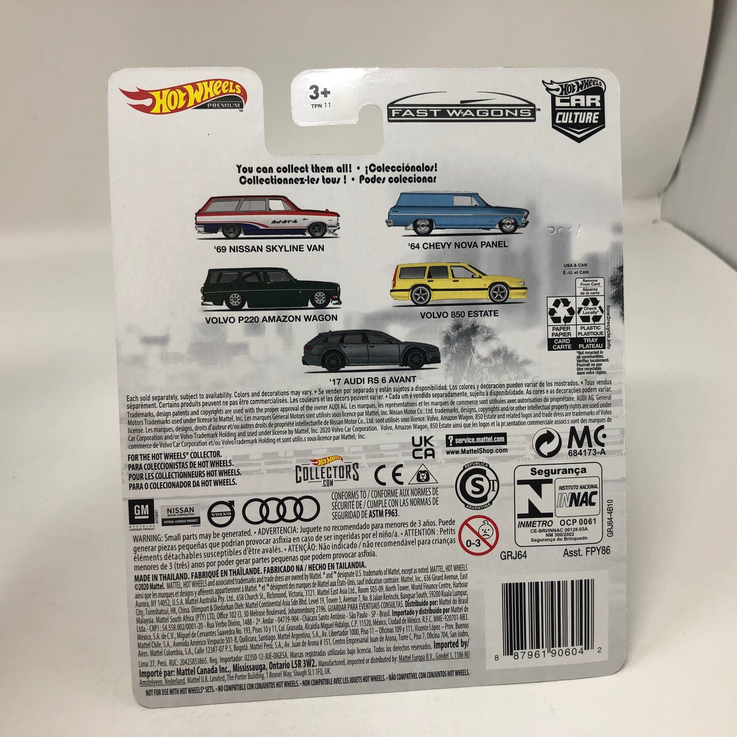 Volvo P220 Amazon Wagon * Hot Wheels FAST WAGONS Car Culture Series