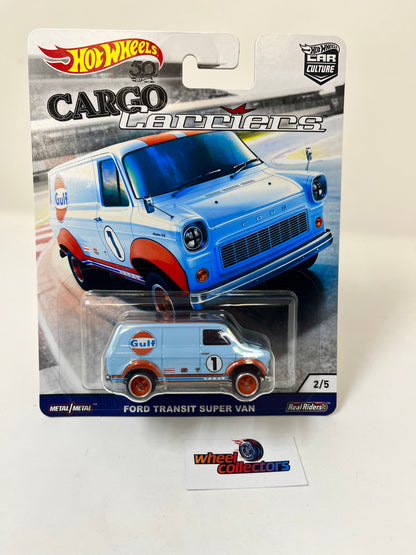 Ford Transit Super Van * Gulf * Hot Wheels Car Culture Cargo Carriers
