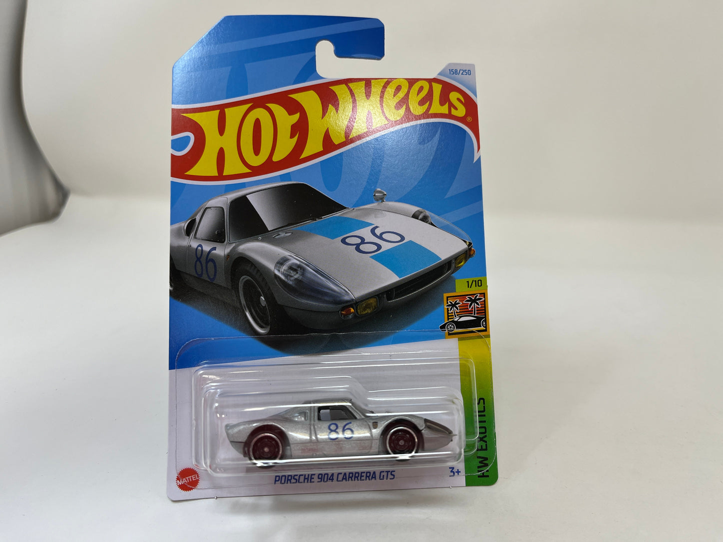 Porsche 904 Carrera GTS #158 * Silver * 2024 Hot Wheels Case H