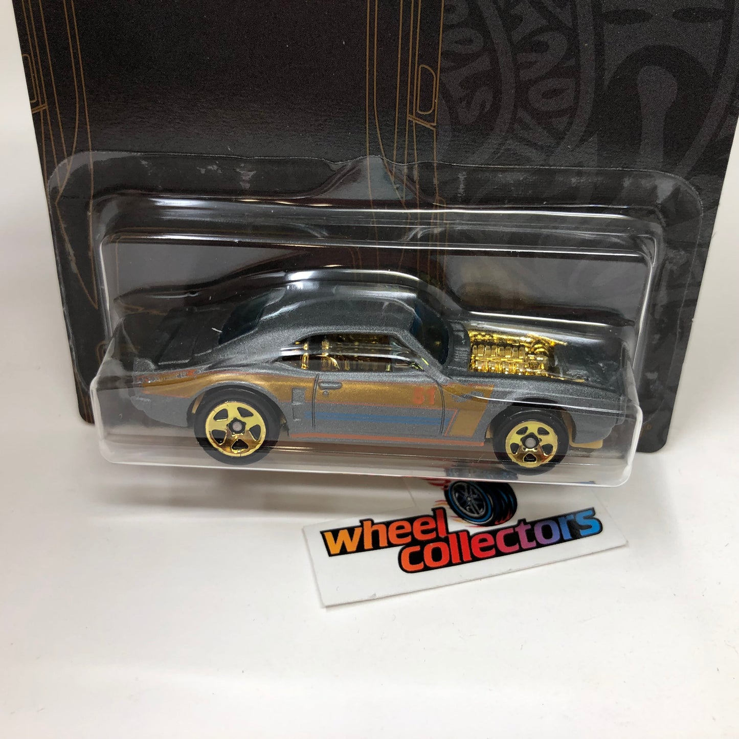 Custom '67 Pontiac Firebird * Grey * Hot Wheels Satin & Chrome Series