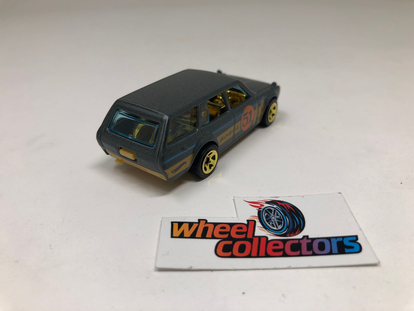 71 Datsun 510 Wagon * Gray * Hot Wheels Loose 1:64 Scale