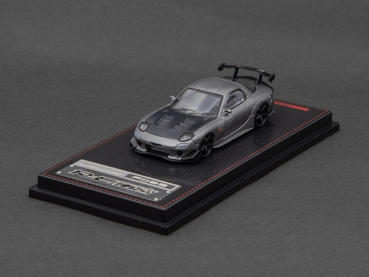 Ignition Model x Tarmac Works 1:64 Mazda RX-7 (FD3S) RE Amemiya in Titanium Gray