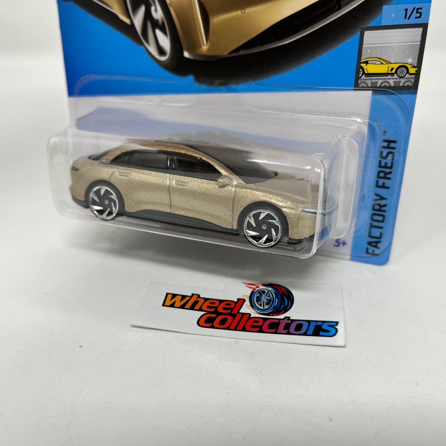 Lucid Air #97 * Gold * 2023 Hot Wheels Case D