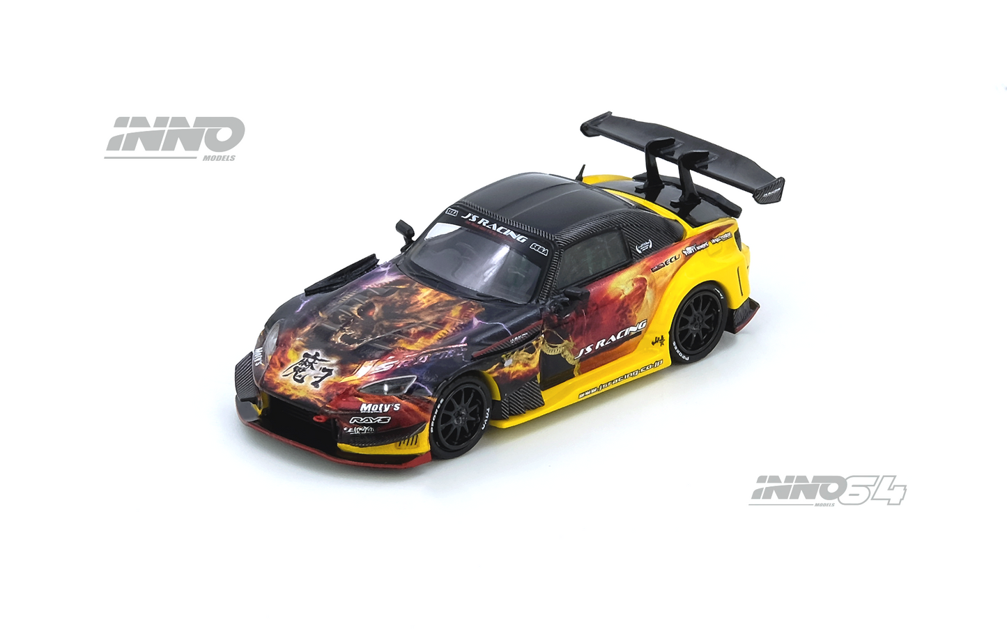 INNO64 1:64 Honda S2000 (AP1) J'S RACING MAOU Edition