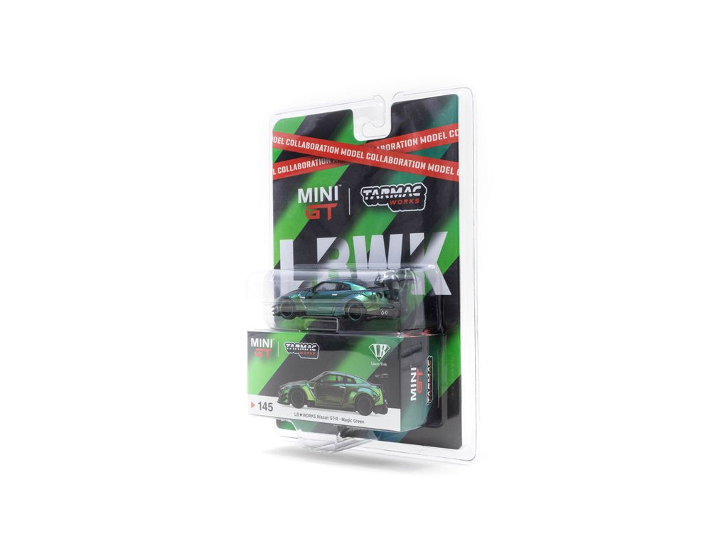 Tarmac Works 1:64 LB鈽匴ORKS Nissan GTR Magic Green LHD Version
