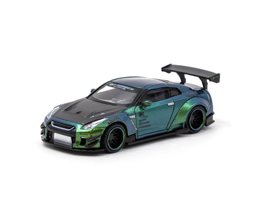 Tarmac Works 1:64 LB鈽匴ORKS Nissan GTR Magic Green LHD Version