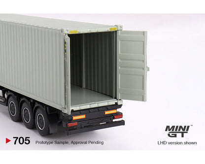 MINI GT 1/64 Mercedes-Benz Actros with 40 Ft Dry Container 鈥?UPS Europe