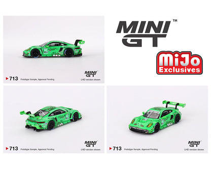 MINI GT 1:64 Porsche 911 GT3 R #80 GTD AO Racing 2023 IMSA Sebring 12 Hrs
