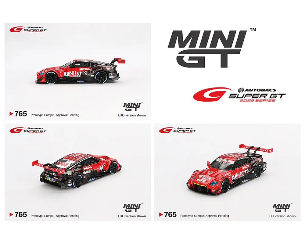 MINI GT 1:64 Japan Exclusive Nissan Z GT500 #3 鈥淣iterra MOTUL Z鈥?NDDP RACING 2023 SUPER GT SERIES Series