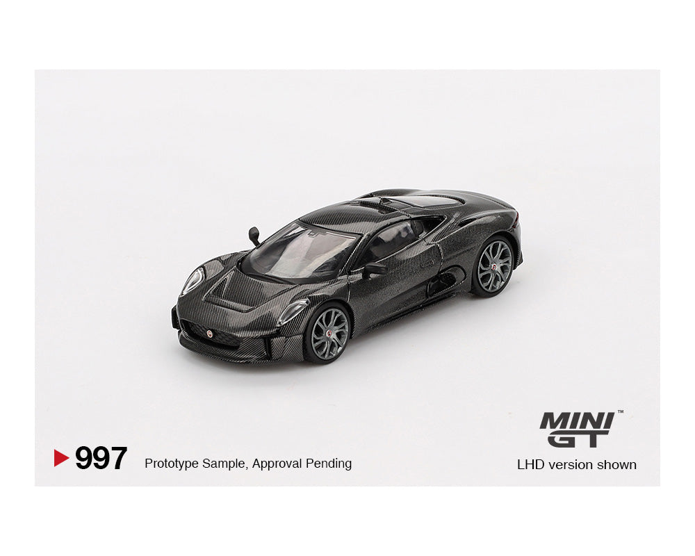 MINIGT 1:64 Jaguar C-X75 Test Car in Black