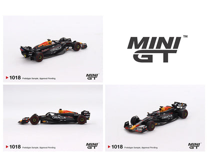 MINI GT 1:64 Oracle Red Bull Racing RB20 #1 Max Verstappen 2024 F1 2024 Bahrain GP Winner