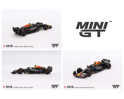 MINI GT 1:64 Oracle Red Bull Racing RB20 #11 Sergio P茅rez 2024 F1 2024 Bahrain GP 2nd Place