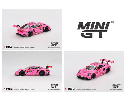MINI GT 1:64 Porsche 911 GT3 R #77 AO Racing 2024 IMSA ROAD AMERICA