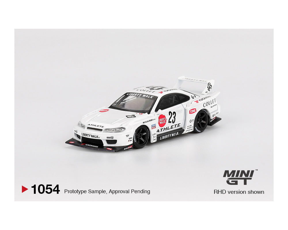 MINI GT 1:64 Nissan LB-Super Silhouette S15 SILVIA ATHLETE in White
