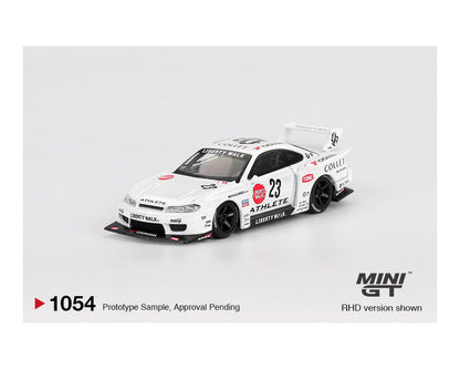 MINI GT 1:64 Nissan LB-Super Silhouette S15 SILVIA ATHLETE in White