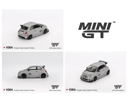 MINI GT 1:64 Abarth 595 LB-WORKS x Abas Works Fighters 鈥?Matte Grey