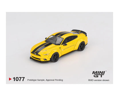 MINI GT 1:64 Ford Mustang LB-WORKS in Triple Yellow