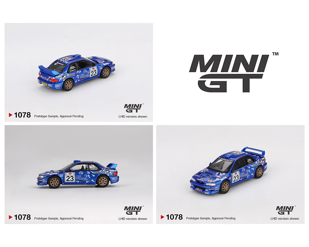 MINIGT 1:64 Subaru Impreza WRC99 #23 2000 Acropolis Rally