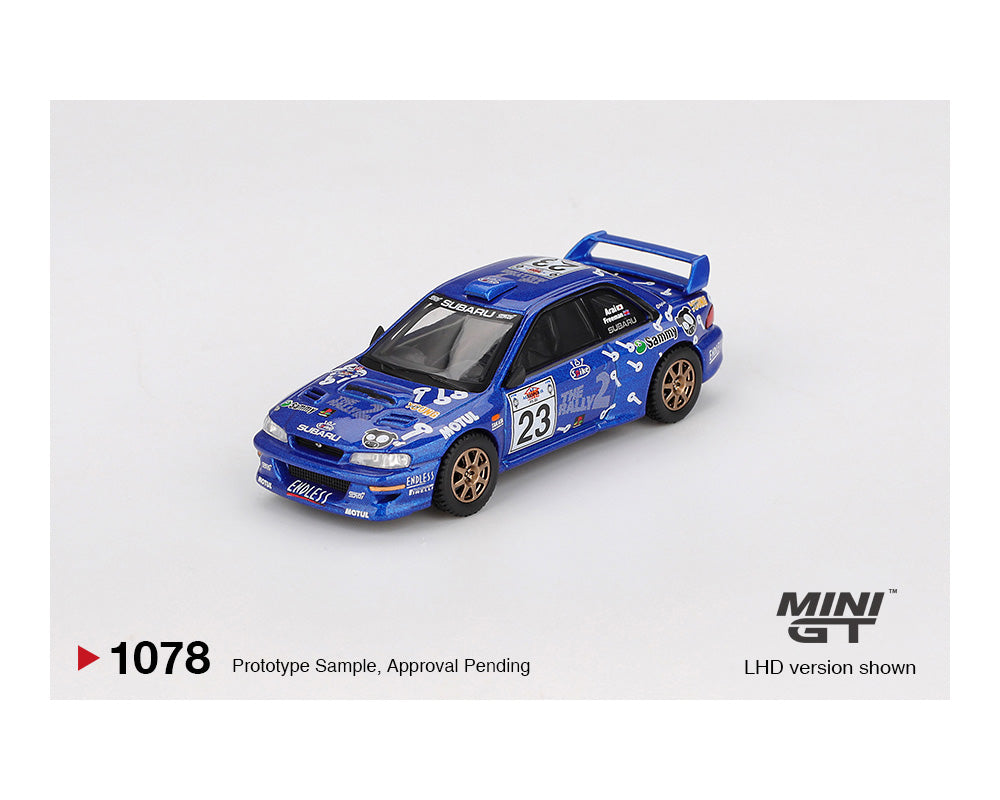 MINIGT 1:64 Subaru Impreza WRC99 #23 2000 Acropolis Rally