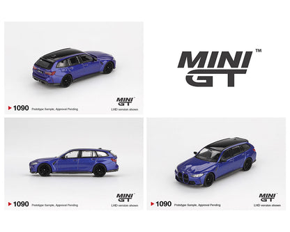 MINI GT 1:64 BMW M3 Competition Touring Portimao Blue Metallic