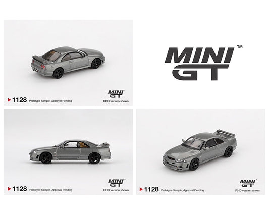 *PREORDER* MINI GT 1:64 NISSAN Skyline GT-R Dark Metal Gray (NISMO BCNR33 CRS Version)