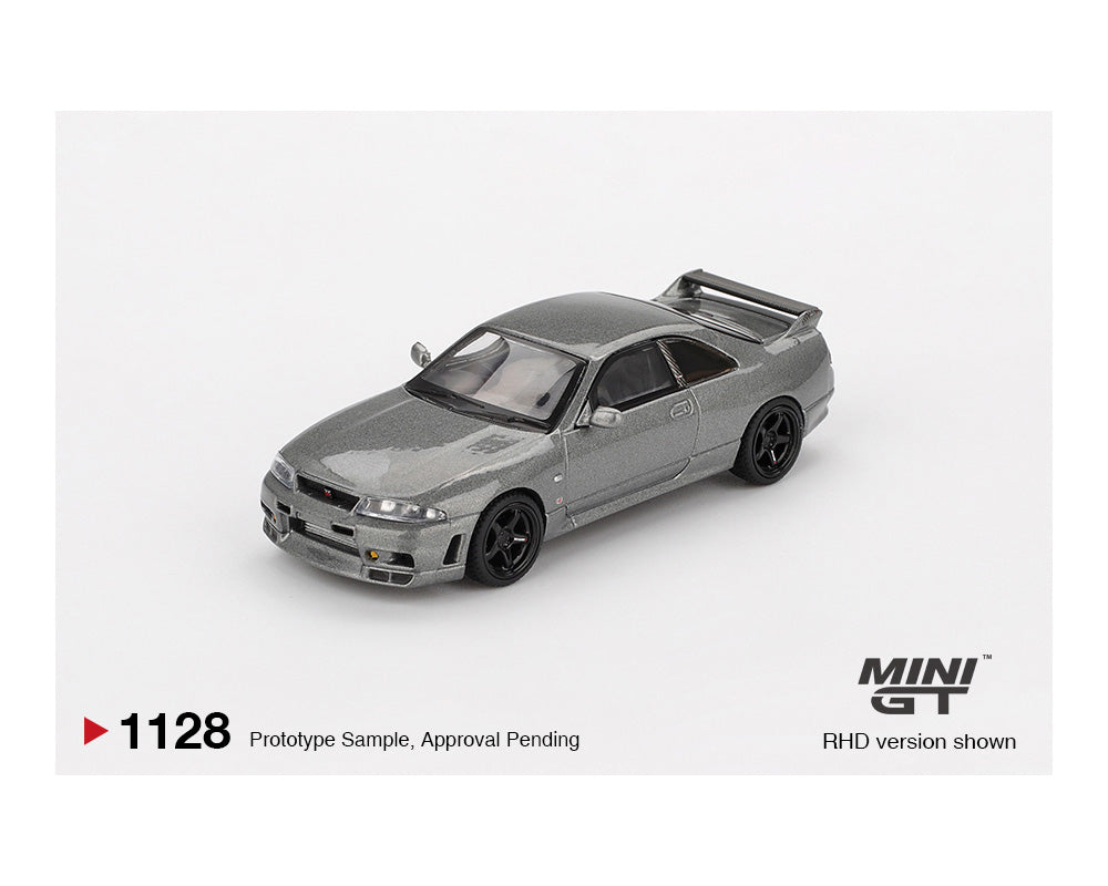 *PREORDER* MINI GT 1:64 NISSAN Skyline GT-R Dark Metal Gray (NISMO BCNR33 CRS Version)