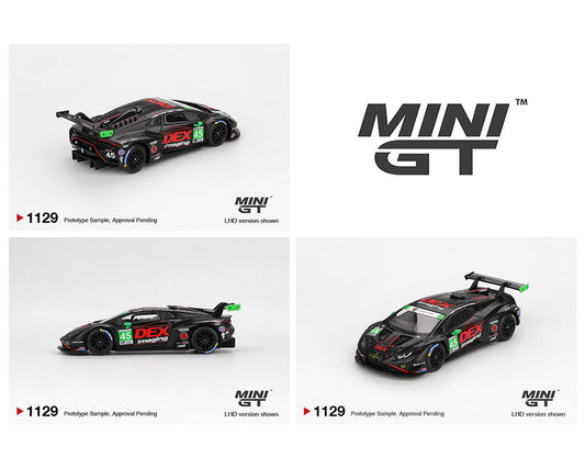 *PREORDER* MINI GT 1:64 Lamborghini Hurac谩n GT3 EVO2 #45 DEX Imaging 鈥?2024 IMSA Daytona 24Hrs