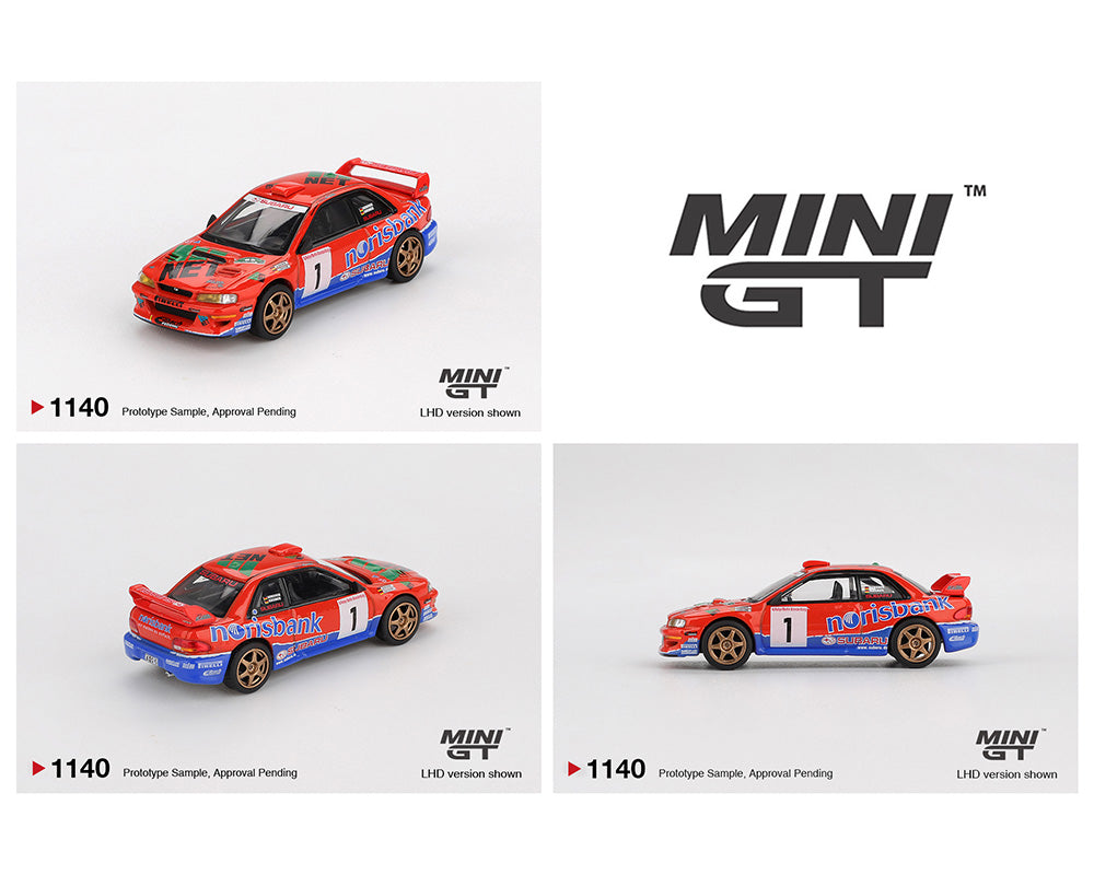 MINI GT 1:64 Subaru Impreza WRC97 #1 鈥?1999 DRM Champion