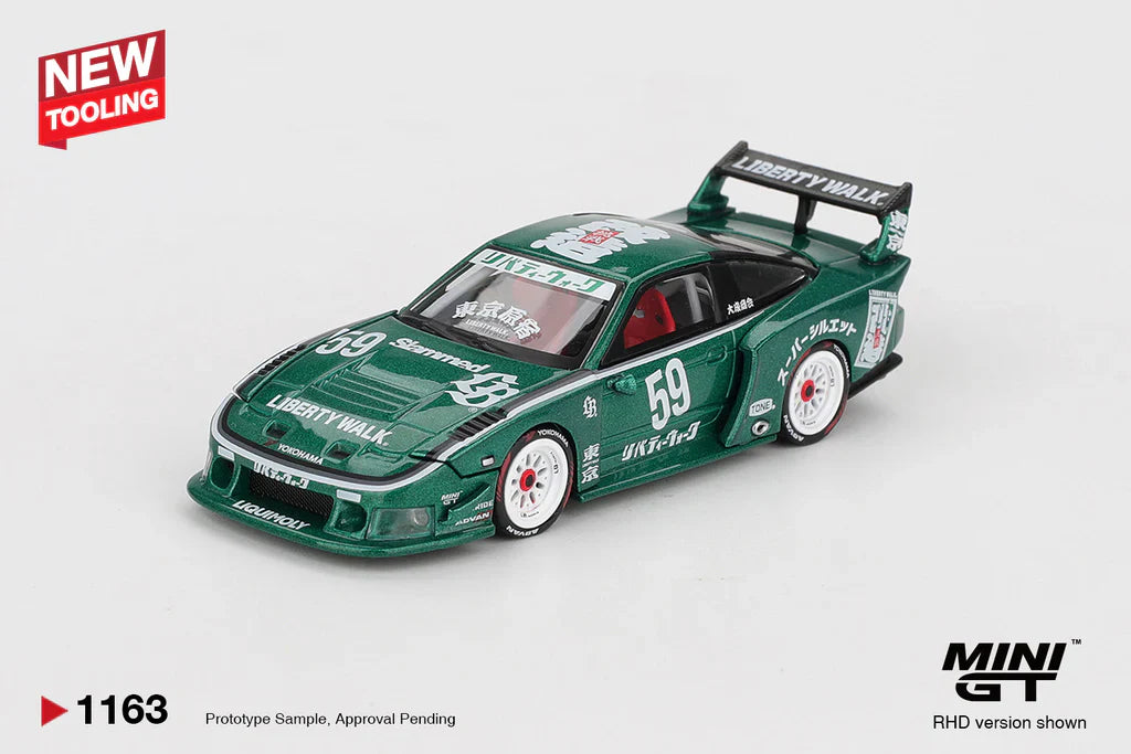 *PREORDER* MINIGT 1:64 Nissan LB-Super Silhouette 180SX 2026 in Green
