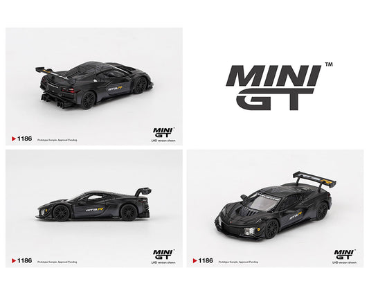 *PREORDER* MINIGT 1:64 Chevrolet Corvette Z06 GT3.R Road America Test Car in Black