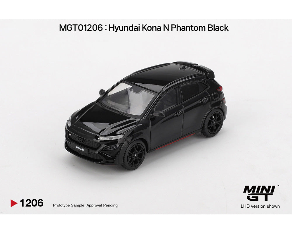 *PREORDER* MINIGT 1:64 Hyundai Kona N 鈥?Phantom Black 鈥?Korea Exclusive