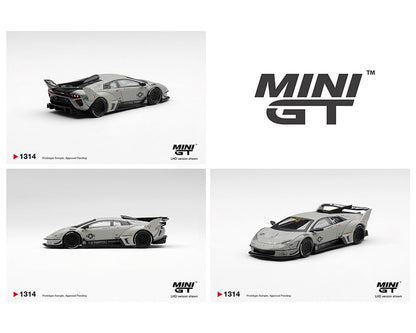 *PREORDER* MINIGT 1:64 Lamborghini LB-Silhouette WORKS MURCIELAGO GT Evo Fighter in Grey