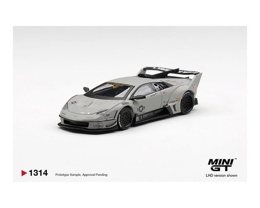 *PREORDER* MINIGT 1:64 Lamborghini LB-Silhouette WORKS MURCIELAGO GT Evo Fighter in Grey