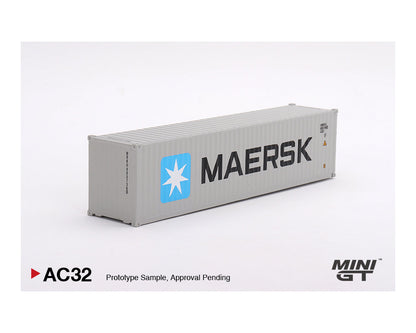 MINIGT 1:64 Dry Container 40鈥?鈥淢AERSK鈥?Edition